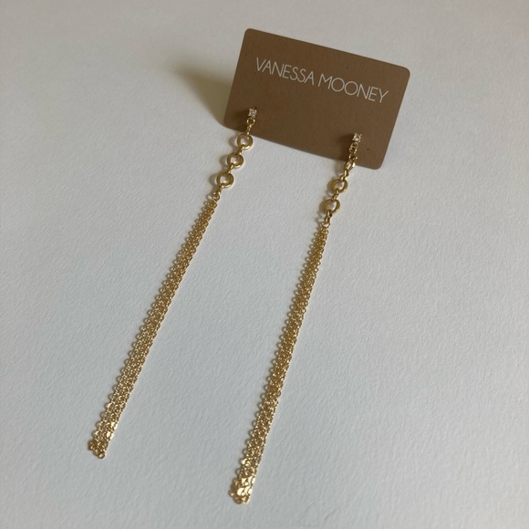 Vanessa Mooney Jewelry New Vanessa Mooney Gold Chain Drop